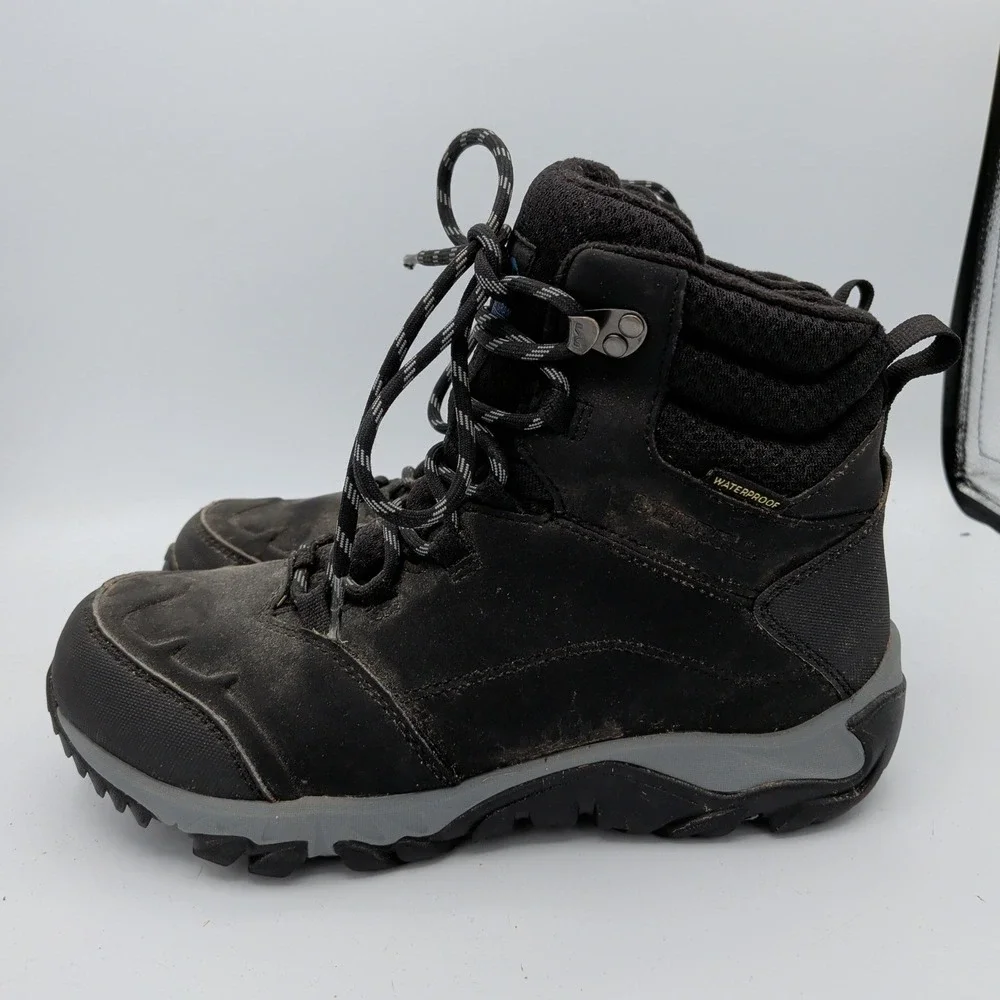 Merrell Thermo Fractal Mid Waterproof Mens 9 Black Insulated Hiking Boots J90391